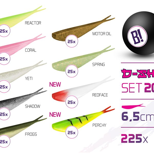 BOMB D-SHOT 2022 csali szett 6,5cm / 225db