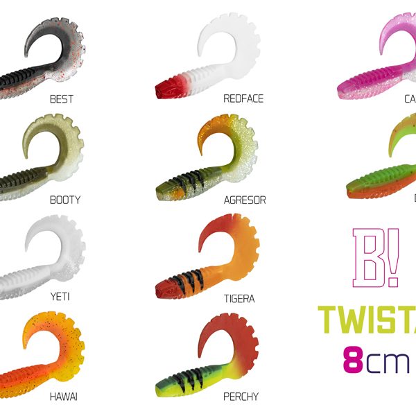 Gumihal Delphin TWISTA UVs / 5db