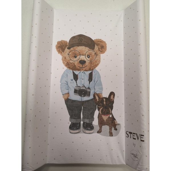 Ceba pelenkázó lap merev 2 oldalú 50x70cm COMFORT Fluffy Puffy Steve