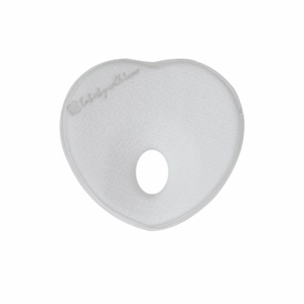 Kikkaboo párna - laposfejûség elleni memóriahabos ergonomikus Airknit  szív szürke
