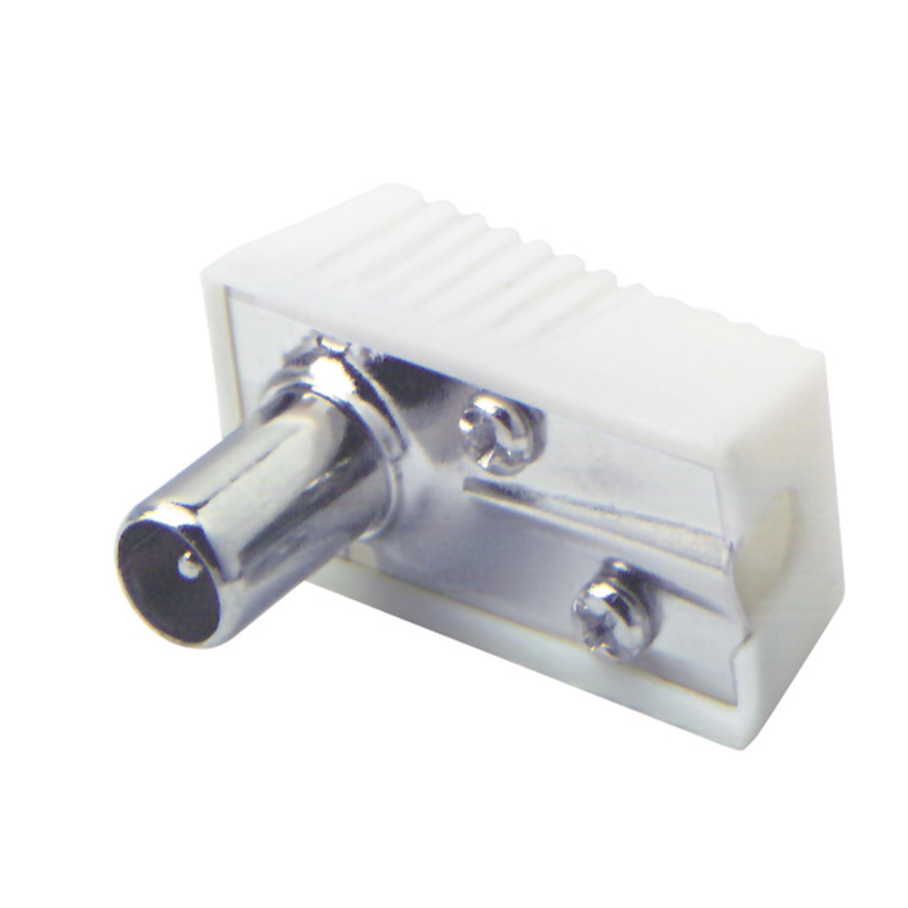 01771 Home FS 1 koax dugó, fém + műanyag, csavarozható, pipa kivitel - Image 1