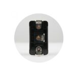 Home ST 22 billenőkapcsoló, 1 áramkör - 3 állás, 250 V, 6 A, fekete - Image 2