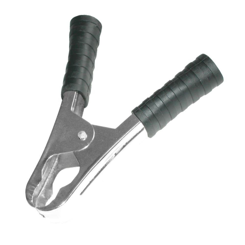 04214 Home VBC 100/BK akkumulátorcsipesz, 100 A, szigetelt, forrasztható, 12 V, 110 mm, fekete - Image 1