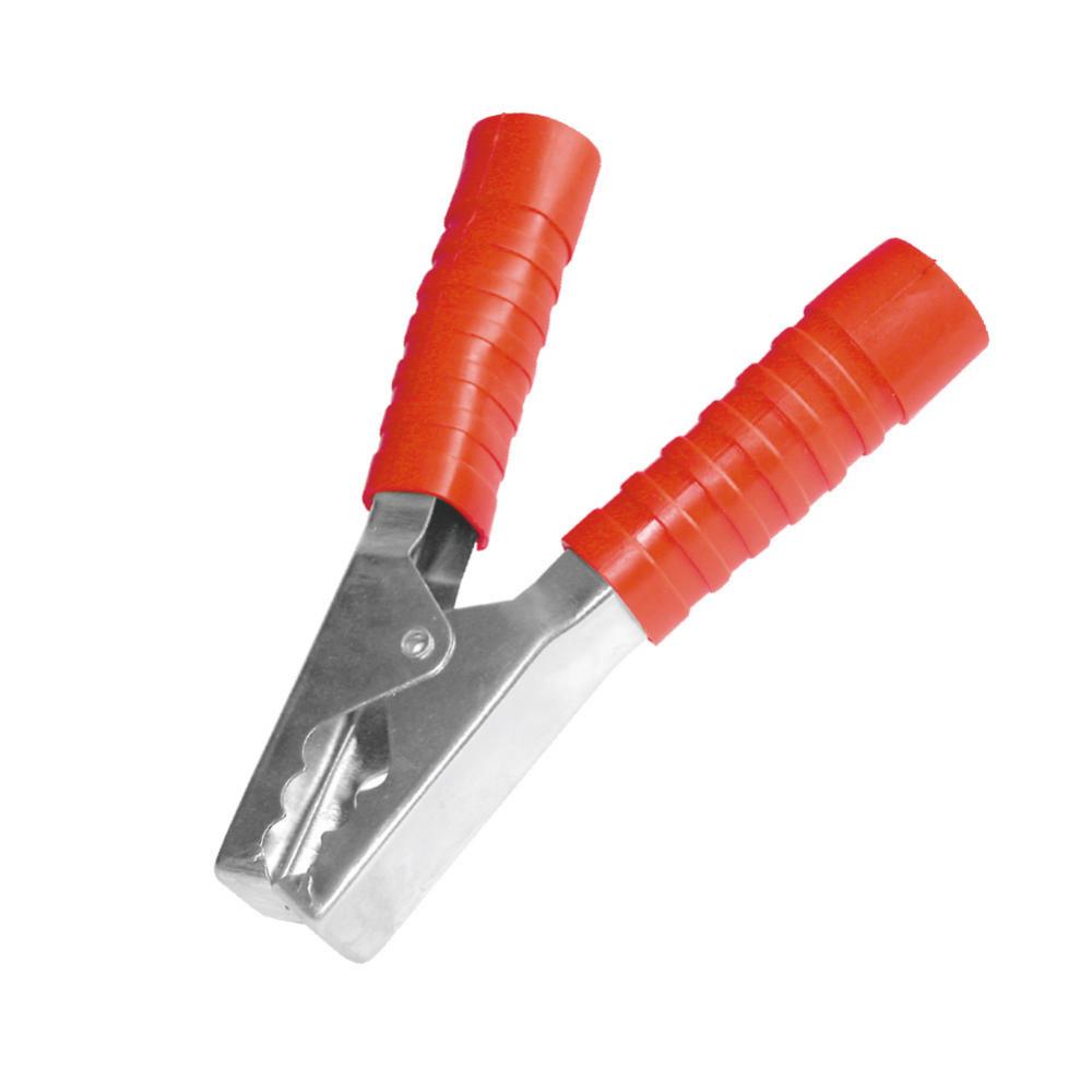 04743 Home VBC 200/RD akkumulátorcsipesz, 200 A, szigetelt, forrasztható, 12 V, 150 mm, piros - Image 1