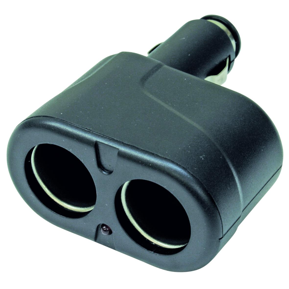 08544 SAL SA 022 szivargyújtó elosztó, 2 készülék, max. 5A - Image 1