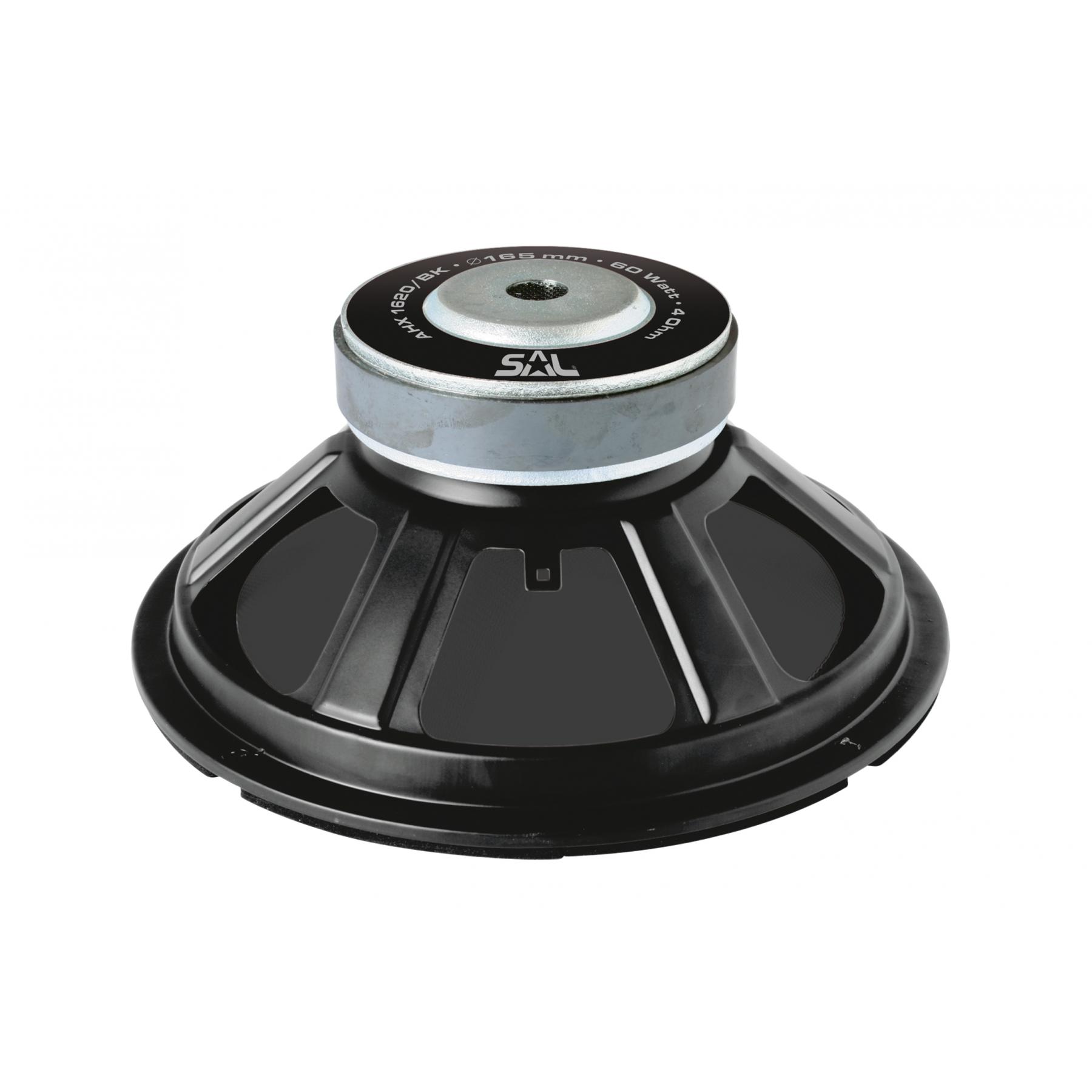 08796 SAL AHX 1620/BK mélysugárzó, 60 W, kevlár kónusz, 4 Ohm, 50 - 7000 Hz, 1" hangtekercs, 2 réteg - Image 1