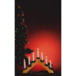 Home KAD 07 gyertyapiramis, 7 db izzó, lakkozott fa, L2040C/E10 - Image 3