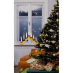 Home KAD 07 gyertyapiramis, 7 db izzó, lakkozott fa, L2040C/E10 - Image 2