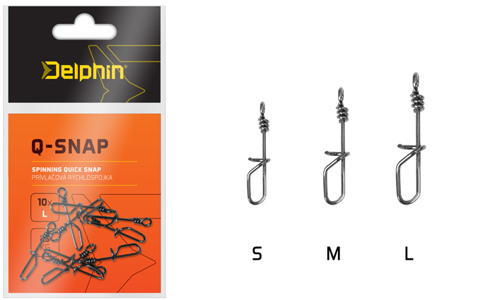 101000446 Pergető kapcsolat Delphin Q-SNAP / 10db / 0,8mm - Image 1