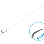 Kötött horog Delphin FLR Quickstop / 6db