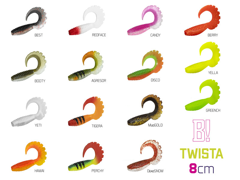 101002273 Gumihal Delphin TWISTA UVs / 5db - Image 1