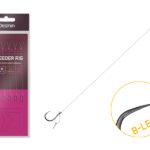 Kötött horog Delphin FLR D-rig / 6db