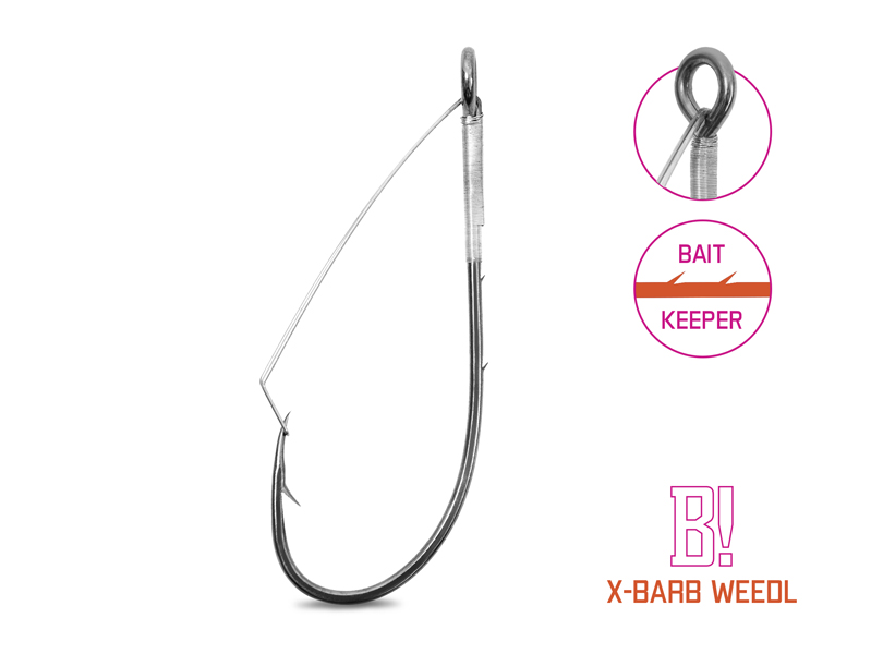 101005325 Delphin B! X-BARB WEEDL bokorugró cheburashka horog / 8db - Image 1