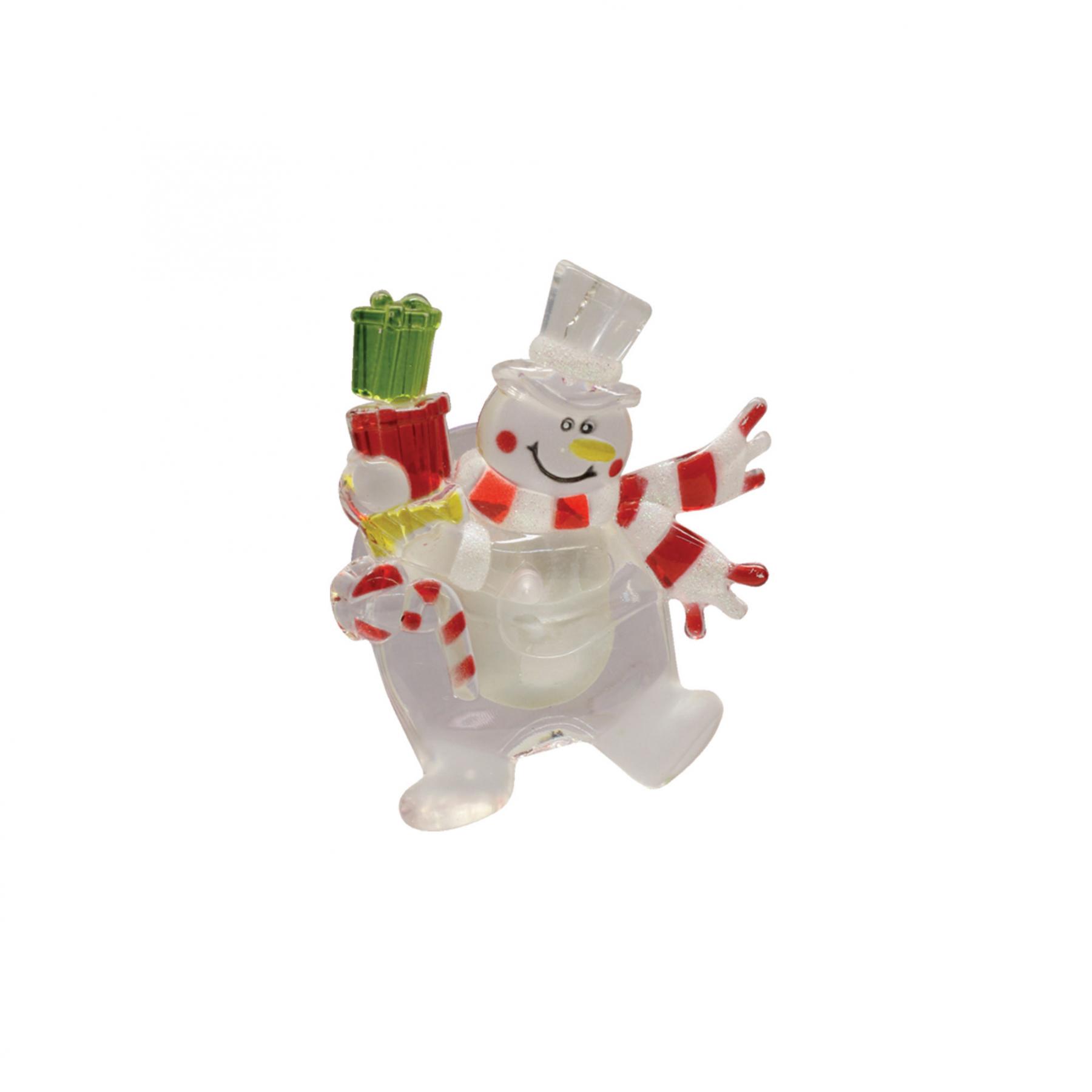 11931 Home KID 324 LED-es ablakdísz, hóember, beltéri kivitel, 1db színváltó LED - Image 1