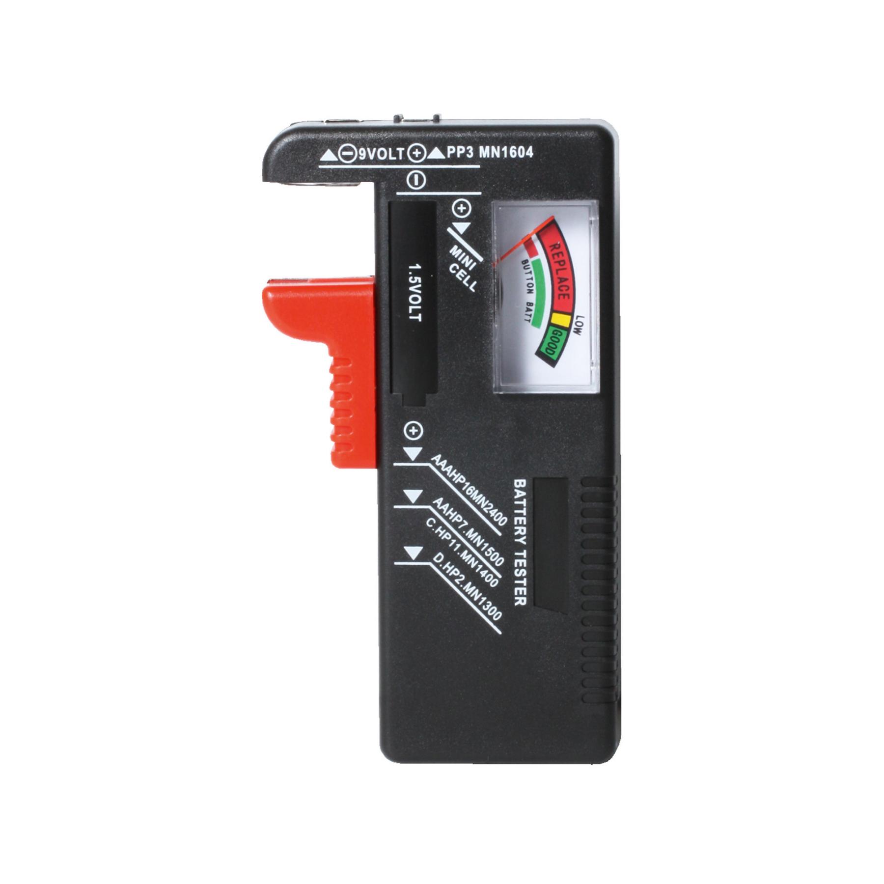 11998 Home ET 3 elemteszter, gombelemek, rúdelemek és 9 V-os telepek ellenőrzéséhez, egyszerű és gyors, áttekinthető kezelés - Image 1