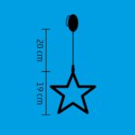 Home KID 411 csillag ablakdísz, 8 db LED, öntapadós elemtartó - Image 3