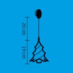 Home KID 412 karácsonyfa ablakdísz, 8 db LED, öntapadós elemtartó - Image 3