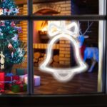 Home KID 415 harang ablakdísz, 8 db LED, öntapadós elemtartó - Image 2