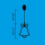 Home KID 415 harang ablakdísz, 8 db LED, öntapadós elemtartó - Image 3