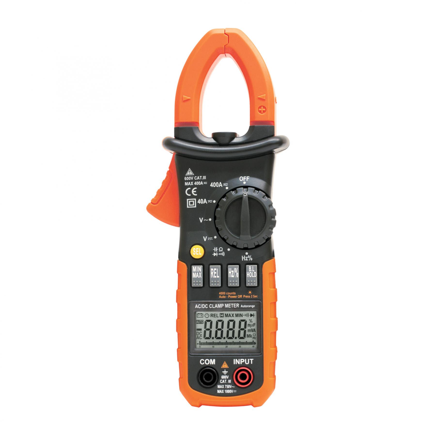 13764 Home SMA 2101 AC/DC lakatfogó, egyenfeszültség, váltófeszültség, egyenáram, váltóáram, ellenállás, frekvencia mérése, tartozékok: mérőzsinór, védőtok - Image 1