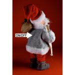 Home KDD 32 táncoló, zenélő mikulás, 30 cm magas - Image 3