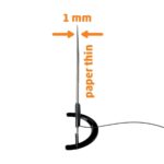 Home FZ 52 DVB-T/T2 szobaantenna erősítővel,  52 dB, FM, VHF, UHF, analóg és digitális jelek vétele, nagy érzékenység, hálózati adapteres tápellátás - Image 3
