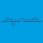 Home DLI 200/WH LED-es fényfüzér, 10 m / 200 db hidegfehér LED, állófényű, fehér vezeték, sorolható, kül- és beltéri kivitel - Image 3