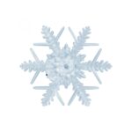 Home KID 331/WH LED-es hópehely ablakdísz, beltéri kivitel, öntapadós, hidegfehér LED