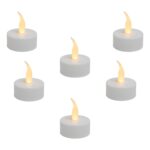 Home CD 6/WH LED-es teamécses, narancssárga LED, 6 db