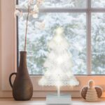 Home KAD 19 PINE karácsonyfa asztaldísz, 20 db LED, ABS műanyag, 21 x 39 cm - Image 3