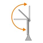 Home LA 3 LED-es asztali lámpa, 20 db hidegfehér LED, 2 W / 200 lm, 3 fokozat, érintőgomb - Image 2