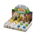 Home Kids LED ZOO állatfigurás kulcstartó, műanyag, hang- és fényhatás, 12 db - Image 2