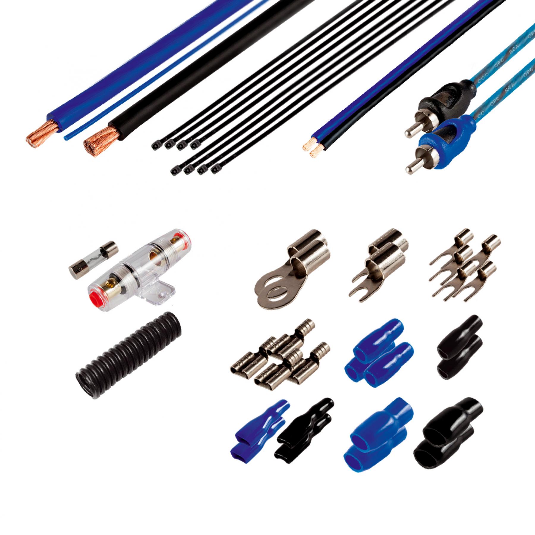 15305 SAL SA 333 autó-HiFi kábel szett, 1000 W, 80 A, 20 mm2 42 darabos - Image 1