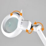 Home NKLL 06 LED-es nagyítós asztali lámpa, 30 hidegfényű LED, 6500 K, 400 lm, 3 dioptria nagyítás, 12 dioptria másodlagos lencse - Image 4