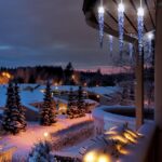 Home KJL 50C LED-es jégcsap fényfüzér, 7,3x0,25 m / 50 db hidegfehér LED, 50 db jégcsap, fehér vezeték, állófényű, hálózati adapter, kül- és beltéri kivitel - Image 2