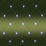 Home KLN 240C/WH LED-es háló, 3x3 m / 240 db hidegfehér LED, zöld vezeték, állófényű, hálózati adapter, kül- és beltéri kivitel - Image 2