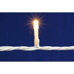 Home DLFJ 400/WW LED-es fényfüggöny, 10 m / 400 db melegfehér LED, állófényű, fehér vezeték, sorolható, kül- és beltéri kivitel - Image 2