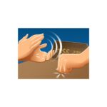 Home OC 05 digitális LED ébresztőóra, valódi faburkolat, tapsra aktiválható kijelző, dátum és hőmérséklet kijelzés, elemes vagy hálózati tápellátás - Image 2