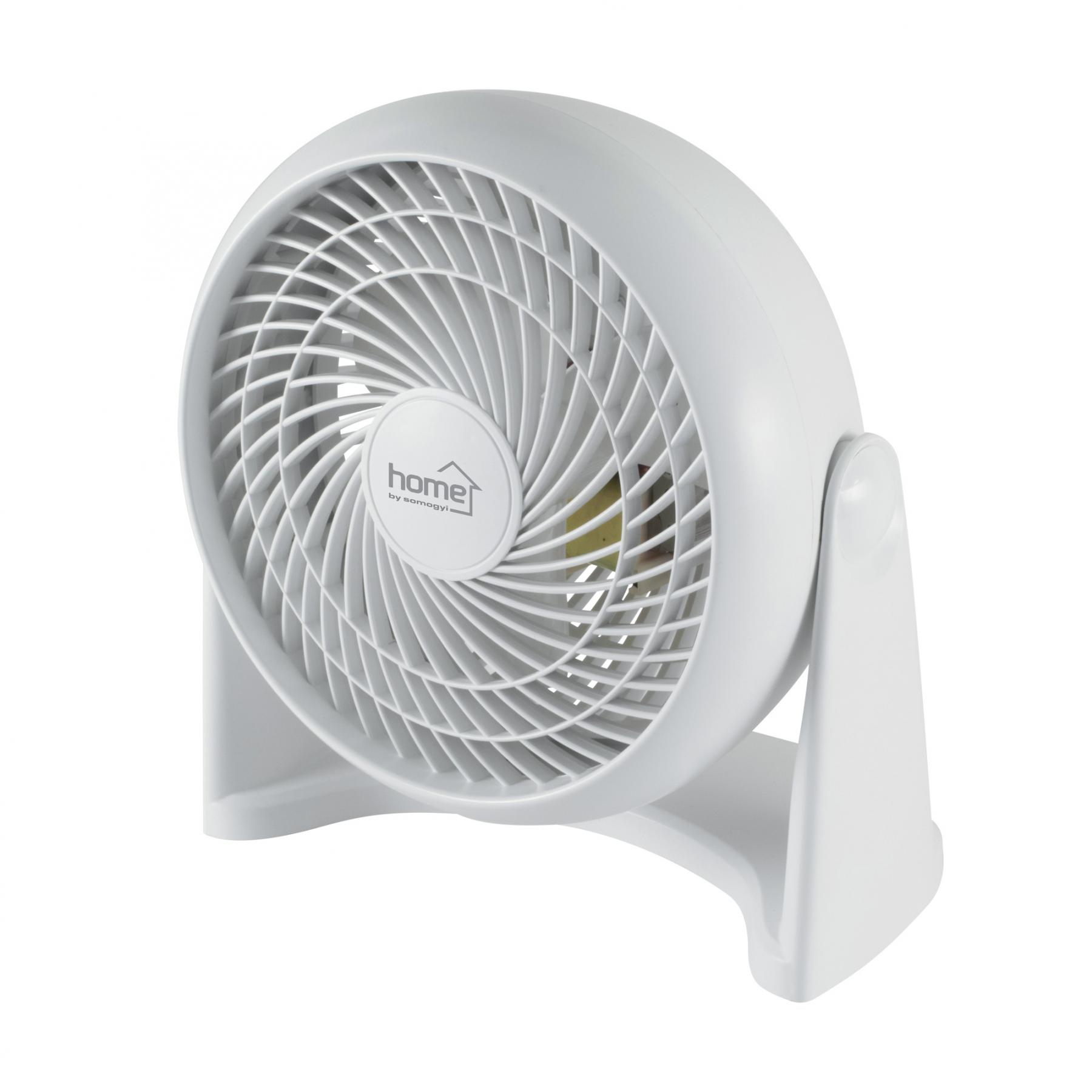 15831 Home TF 23 TURBO asztali/fali ventilátor, 50 W, 3 fokozat, 23 cm-es lapátátmérő, 90°-ban dönthető fej, fehér - Image 1