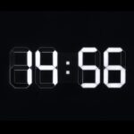 Home LTC 04 digitális, 3D LED ébresztőóra, 80 mm magas fehér kijelző, kitűnően leolvasható, háromféle fényerősség - Image 2