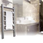 Home FTW 2 álló vagy falra szerelhető fűtött elektromos törölközőszárító, 100W, IPX1 védelem - Image 2