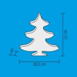 Home MRLC 6/S LED-es csillag fényfüzér, 1 m / 72 db hidegfehér LED, alagúthatású csillagdísszel, állófényű, átlátszó vezeték, elemes, beltéri kivitel - Image 2