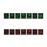 Home DL IP 8 lézerprojektor, 8 fényeffekt, piros és zöld lézer, 3 lábú állvány, IP44, kültéri, beltéri - Image 5