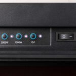 Home FKKI 03 beépíthető elektromos látványkandalló, 1000W/2000W, heti program, távirányító - Image 3