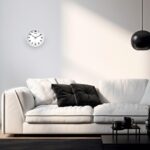 Btech BH-90 falióra, 20 cm átmérő, fehér számlap, fehér keret, műanyag - Image 2