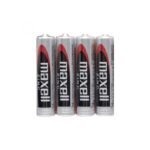 Maxell R03 AAA elem, féltartós, mini ceruza, 1,5V, 4 db/csomag