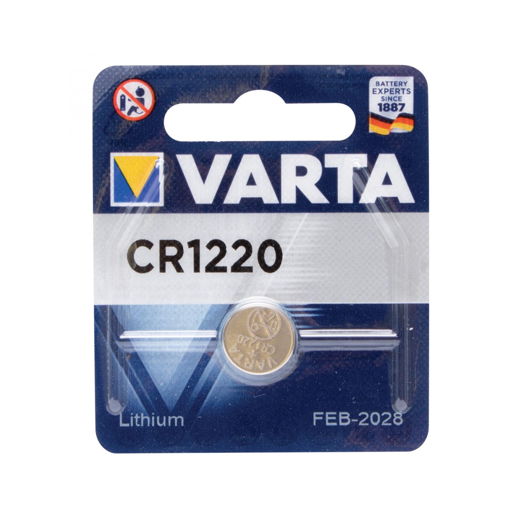 16403 VARTA CR1220 gombelem, lítium, CR1220, 3V, 1 db/csomag - Image 1