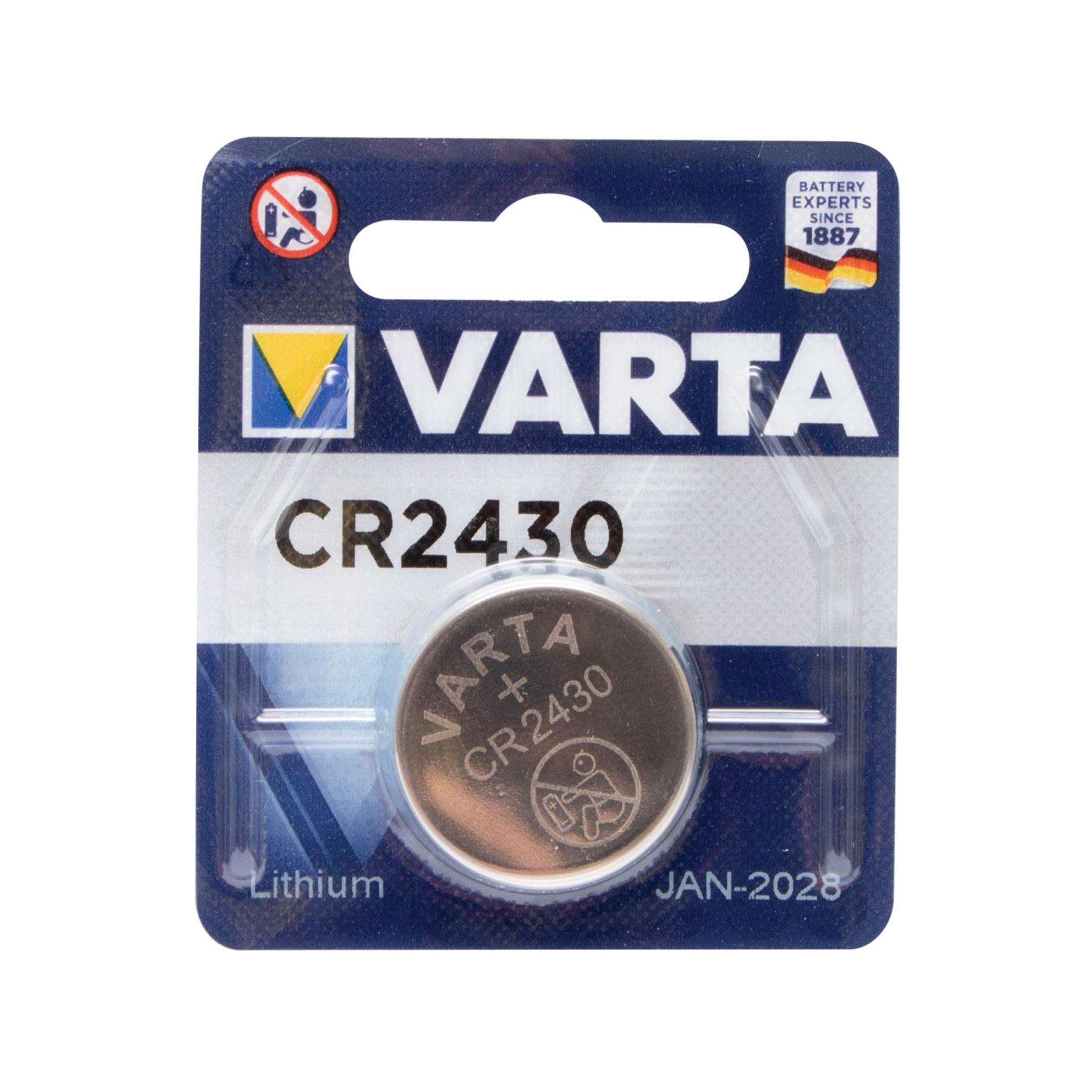 16406 VARTA CR2430 gombelem, lítium, CR2430, 3V, 1 db/csomag - Image 1