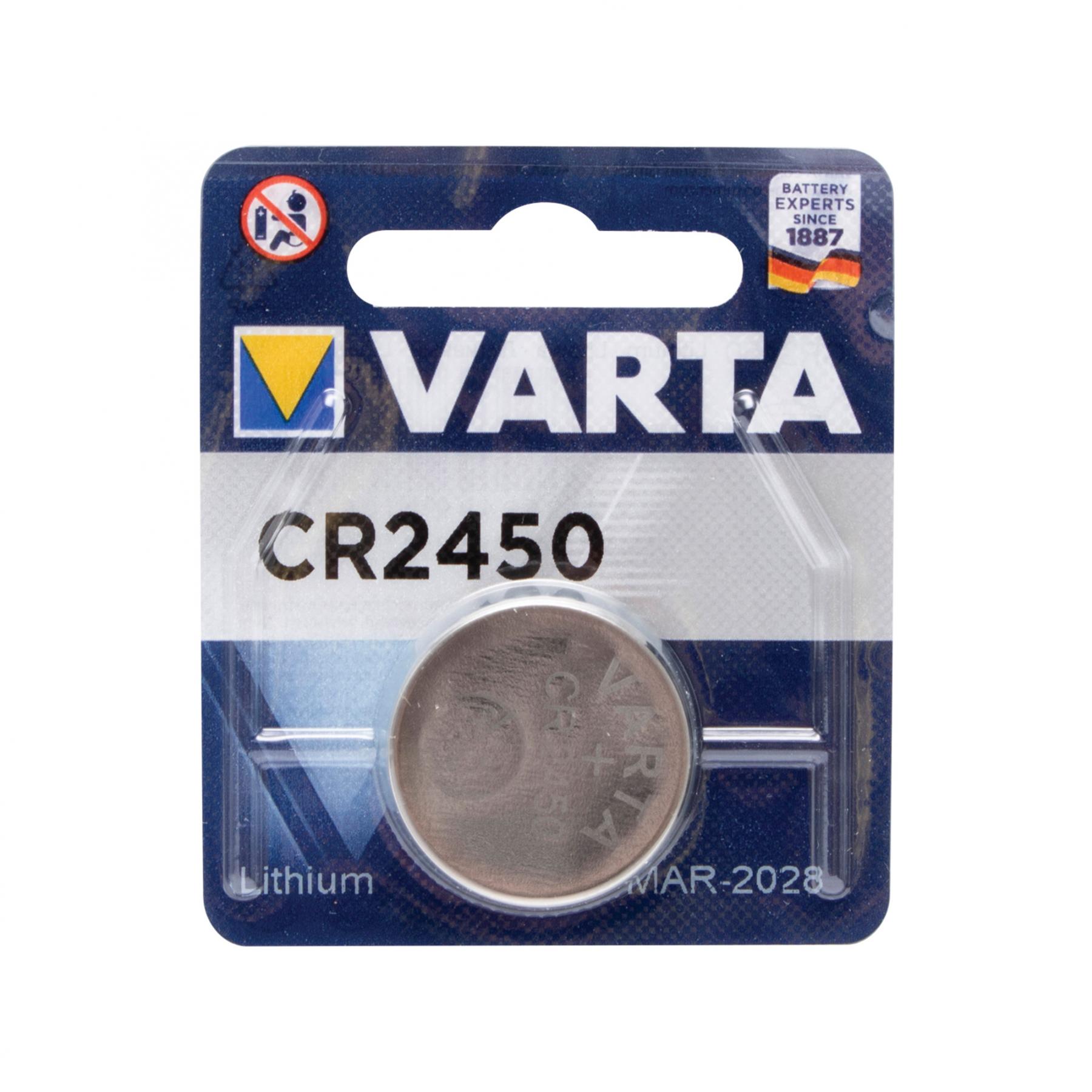 16407 VARTA CR2450 gombelem, lítium, CR2450, 3V, 1 db/csomag - Image 1
