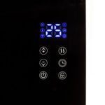 Home FK 430 WIFI álló vagy falra szerelhető SMART konvektor fűtőtest, 1000W/2000W, edzett üveg előlap, fekete - Image 4